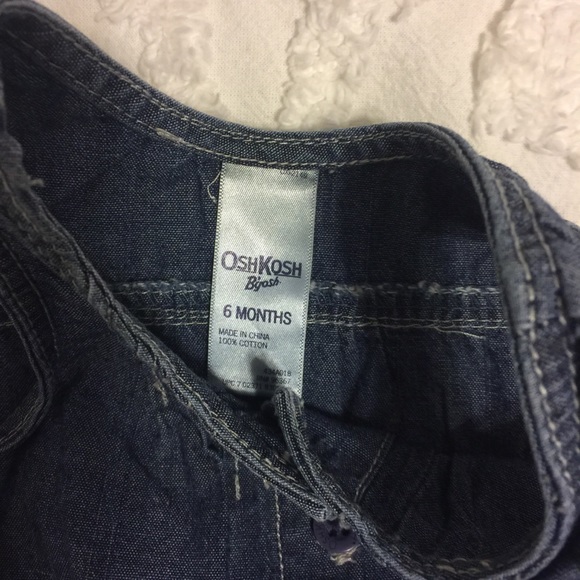 Blue Jean Osh Kosh Romper - Picture 2 of 3